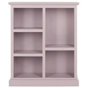 SAFAVIEH Maralah Bookcase- Quartz Grey - 30.1 x 10.6 x 25 in. AMH6634C